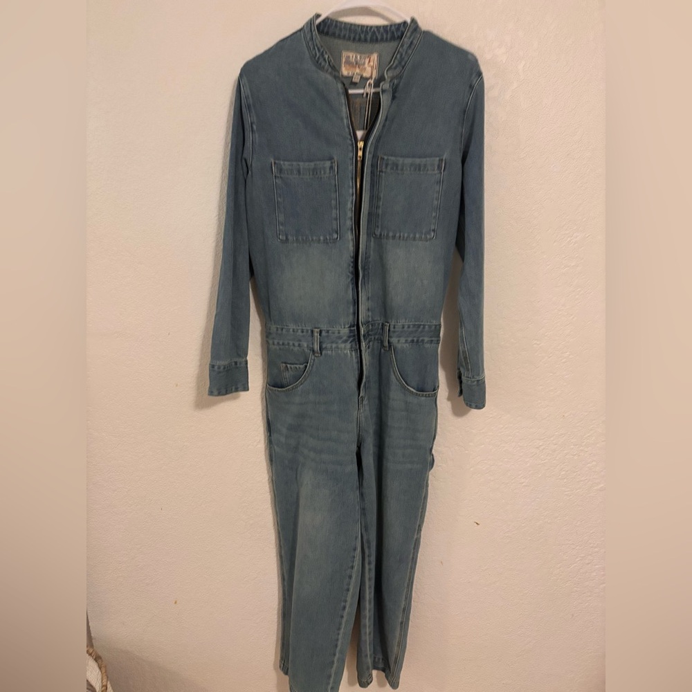 Light Blue Denim coveralls
